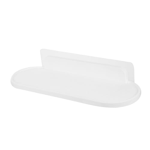 Cabilock 2sätze Reihenwandregal Aus Kunststoff Hängeregal Für Badezimmer Lagerregal Aus Kunststoff Badregal Hängend Wandmontiertes Lagerregal Für Kleinteile Toilettennagelfreies Kleinteiler