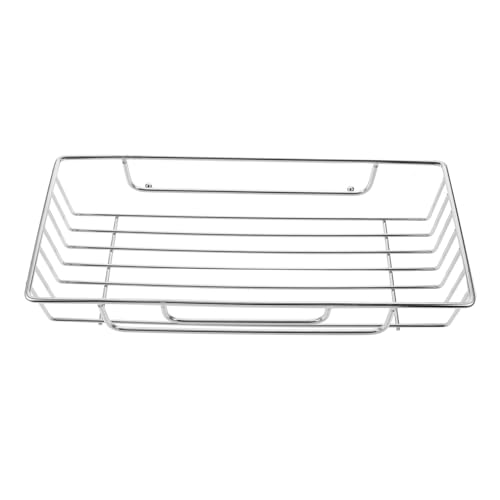 TOBBOMEY Edelstahl Duschablage ohne Bohren Wandmontiertes Badregal mit Starkem Kleber Hängender Toilettenartikelhalter Platzsparender Organizer für Badezimmer und Küche Rostfrei Groß