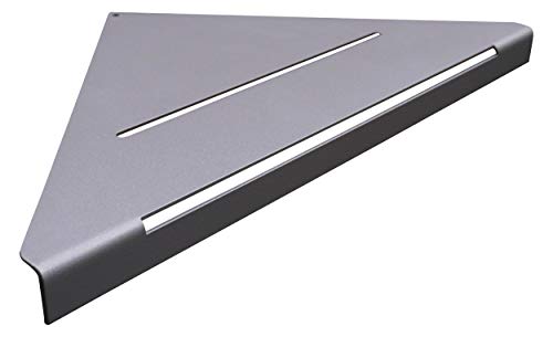 Bauhandel24 - Duschablage ohne Bohren, Duschkorb Edelstahl, Eckablage, Badregal für die Dusche,