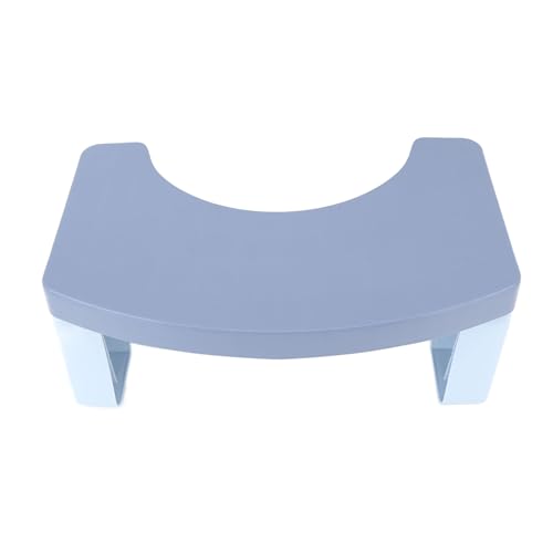 Faltbare Squatty  Schritt, PP tragbare, hockende Töpfchen Fußhocker Toilette Stufe Klapphocker Toilettenstuhl Badezimmerhocker Erwachsene (Blue)