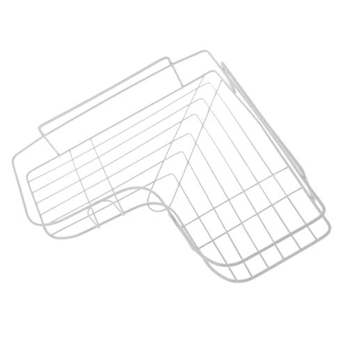 Homoyoyo 1 Satz Badezimmer badaccessoires gewürze Badezimmerregal Badregal zum Aufhängen aufhänger wandmontierter Duschorganisator Badezimmer-Dusche-Rack Rostfreier Stahl Weiß