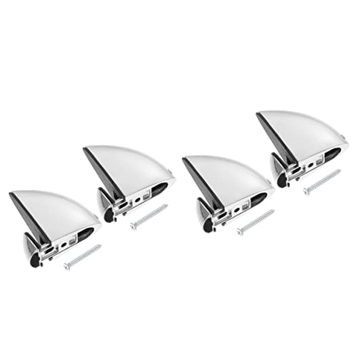 Uonlytech 2st Glas Fischmaul Clip Regal Aus Metall Wandmontierter Regalträger Bad Regale Aus Edelstahl Regale Aus Metall Glas Regal Glas-halter Regalclip Einstellbar Zinklegierung