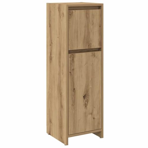 vidaXL Badschrank Artisan-Eiche 30x30x95 cm Holzwerkstoff, Badezimmermöbel, Badschrank, Toilettenschrank, Badmöbel, Schrank Badezimmer, Hochschrank