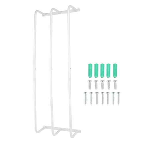 Handtuchhalter, platzsparendes Badezimmer Regal für Wandmontage, modernes Design mit 3 Röhren, ideal als badregal hängend, für stilvolle Bad aufbewahrung (White)