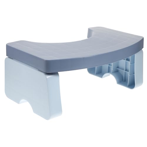 Gatuida Stabiler Toilettenhocker Für Erwachsene Und Junge Mädchen Rutschfester Badezimmerhocker Aus Hochwertigem Kunststoff Kompakter Sitzhocker Mit Stabilem Stand Und Platzsparendem Desig