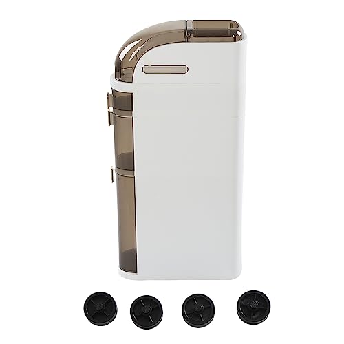 Vertikaler Badezimmer-Bodenschrank mit transparenten Schubladen, Rollen und schlankem Design, Standregal für kleine Räume und Lücken