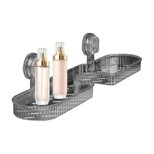 Badregale - Hängendes Duschkorbregal mit abnehmbarem Tablett, platzsparender Organizer, multifunktionaler Dusch-Aufbewahrungshalter | Für Gesichtsreiniger