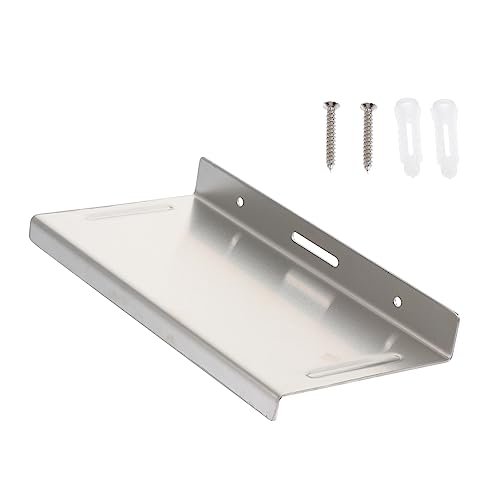 Cabilock Wandmontiertes Edelstahl Badregal 1 Set Toilettenartikel Aufbewahrungsregal Rostfreier Shampoo Ständer Für Badezimmer Vielseitiges Haushaltsregal Zur Aufbewahrung Von