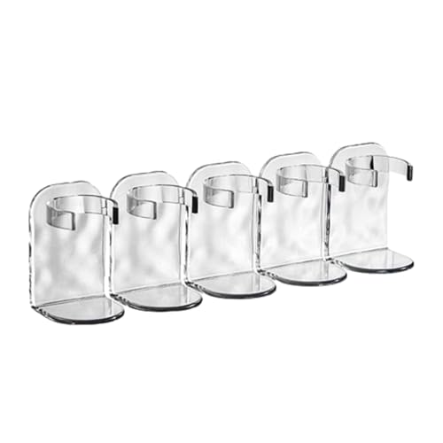 lmoikesz 2 Teile/Satz Badezimmer Wand Organizer Kleine Badezimmer Multifunktions Dusche Organizer Kunststoff Bad Regal, Transparente Farbe A