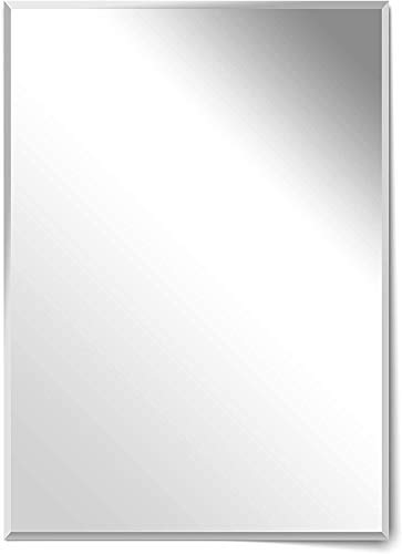 your-homestyle Rahmenloser Facettenspiegel Wandspiegel Facettenschliff Badezimmerspiegel Made in Germany (50x40)