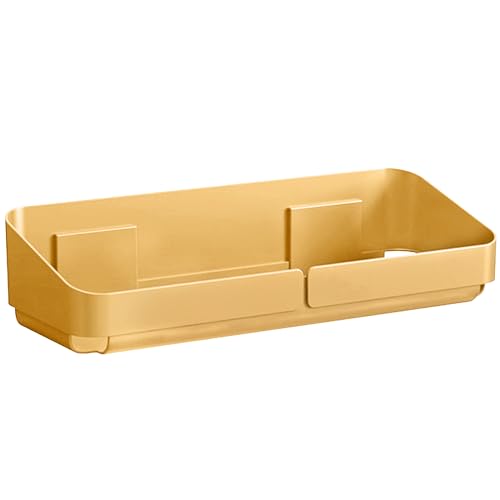 YIZITU Wasserdichtes Badezimmerregal Selbstklebendes Duschregal Kunststoff Shampoo Effizientes Organisationswerkzeug Für Toilettenwaschtisch