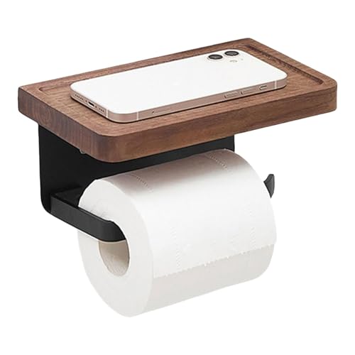 NVOQILIN Wandhalterung mit, schwarz, Edelstahl, Aufbewahrung Handy wichtige Dinge