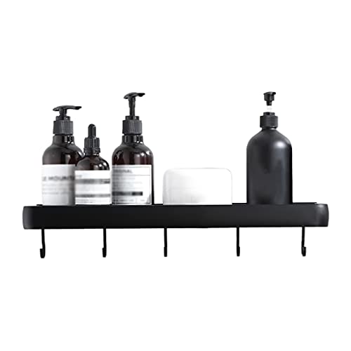 Dusch-Organizer, Handtuch-Wandhalterung, Shampoo-Halter, quadratisch, Dusche für WC, Küche, stanzfrei, Küchenregal und Regal, Organizer für kleine Räume