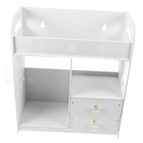 PAMINGONO Badregal Wandmontiert Mit Großer Stauraumkapazität Mehrlagiger Badezimmer-wandhalter Mit Einfach Zu Montierendes Hängendes Badregal Zur Platzsparenden Badezimmerorganisation