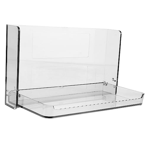 VOSAREA Platzsparender Organizer Stapelbarer Organizer Aus Kunststoff Hellgrau Das Schwebende Make up Regal Für Haustiere Duschregal Badezimmer Kleinigkeiten Organizer Selbstklebendes Lagerregal