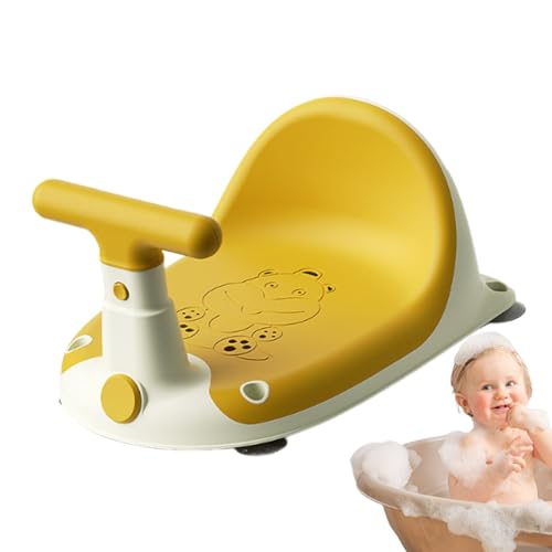 Badewannensitz, tragbarer Cartoon-Badezimmerhocker, Kinder-Duschsitz mit rutschfester Unterstützung, Motorrad-Badewannenstuhl zum sicheren Sitzen, Badehelfer, Kindergarten, tägliche Nutzung der Badeze