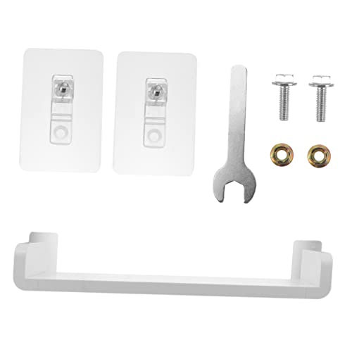 DRESSOOS Über-Die-Toilette Lagerung Rack Montieren Punch U-Form Bad Regal Einfach Installieren Kunststoff Weiß Multifunktionale