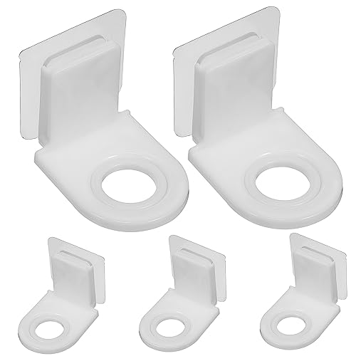 Cabilock 5 Stück Klebehaken die Badewanne bad wandregal badezimmer wandregal hängend Hängeregal Badezimmer Zubehör Badregal zum Aufhängen an der Wand Badezimmer Wandhaken Plastik