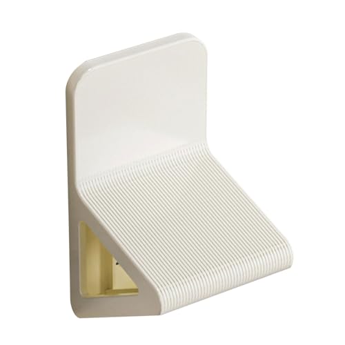 Geavonyg Wasserdichtes Duschfußpedal rutschfeste Textur Einfache Installation Ergonomischer Badezimmerhocker Für Zu Hause Abnehmbarer Badezimmer Tritthocker Für Schwangere Frauen