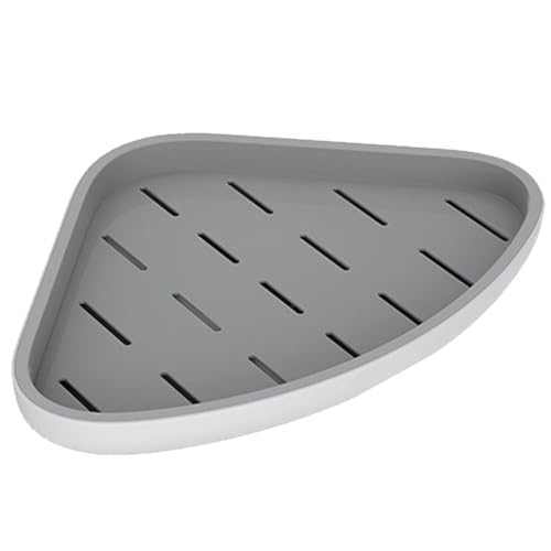 Badezimmer-Organizer-Halt er, Duschablage Ohne Bohren Ecke, 2 Stück Duschregal Badregal Ohne Bohren Mit Klebepad, Rostfreier Kunststoff Shampoo Halterung, Duschablage Mit Saugnapf Ohne Bohren Abnehmb