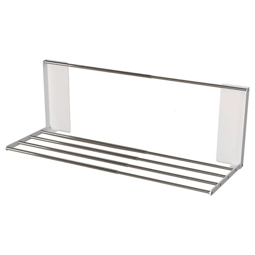 Waschmaschinen Magnetisch Regale aus Metall - Waschmaschine Aufsatz für Trockner, Faltbarer Aufsatz für Waschmaschine | Klappbares Regale für Kühlschrankseit, Arbeitsplatz, Kleidung, Handtücher