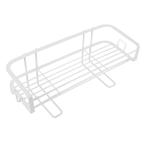 Gatuida Badregal Ohne Bohren Wandmontierter Duschablage Aus Robustem Eisen Für Badezimmer Und Küche Zur Aufbewahrung Von Kosmetik Und Badzubehör Elegantes Weißes Design