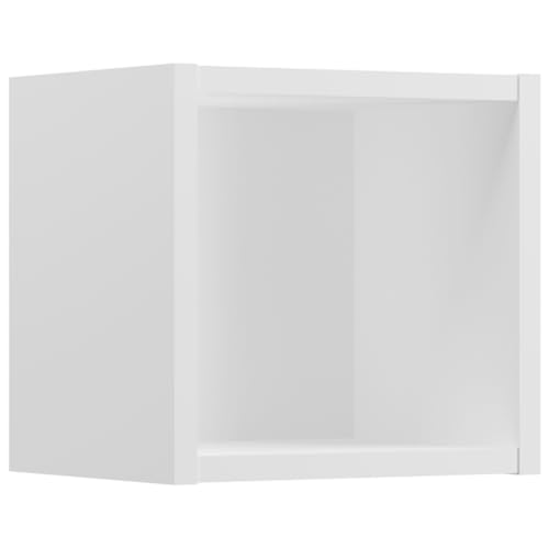 Lomadox Badezimmer Badmöbel Regal 27x25 cm weiß Badregal Wandregal B/H/T ca. 27/25/21 cm