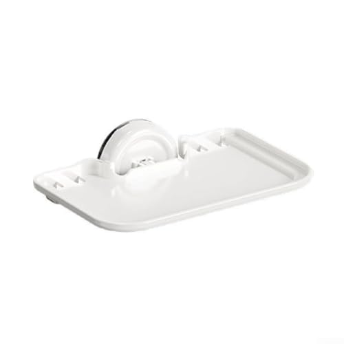 ReachMall Praktisches Badregal faltbar und Wandmontage ohne Bohren (weiß)