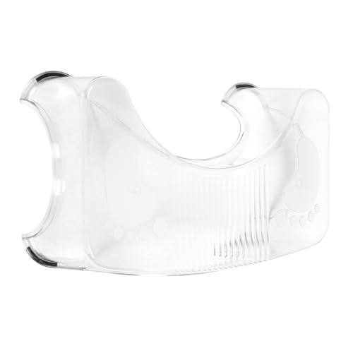 KOCKSHION Transparenter Rutschfester Badezimmerhocker mit Multifunktionalem Design Leichter Toilettenfußhocker für Erwachsene Praktischer Duschhocker und Trainingshilfe für Sicheres Sitzen