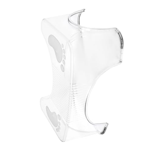 ERINGOGO Transparenter Badezimmerhocker Rutschfester Toiletten fußschemel Leichter Multifunktionaler Tritthocker für Erwachsene Tragbar für Zuhause Fußmassage und Komfort