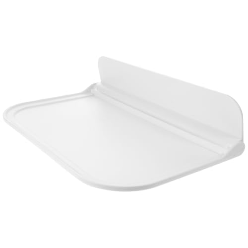 JECOMPRIS Klappbares Wandregal Weiß Groß Robust Faltbares Aufbewahrungsbrett aus Hängeregal für Bad Küche Büro Platzsparend für Handtücher Bücher Schlüssel Vielseitiges Organizer Regal