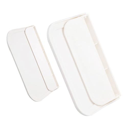 FELTECHELECTR 2 Stück Selbstklebendes Klappregal Aus Langlebigem Pp Für Badezimmerwand Platzsparende Aufbewahrung Von Seife Handtüchern Und Toilettenartikeln Wandmontiertes Organizer Regal