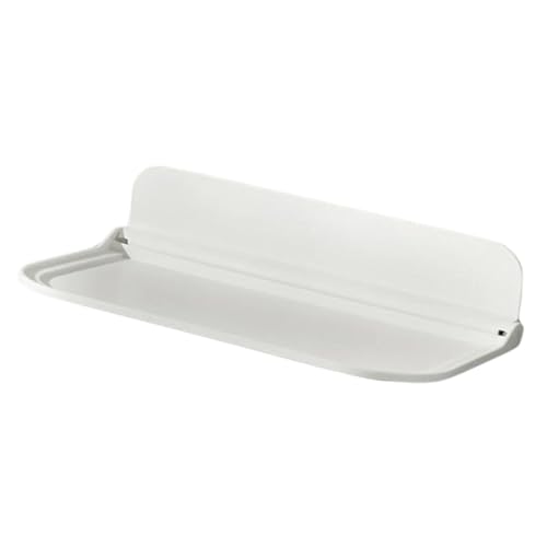 Artibetter Faltbares Wandregal Badezimmer Regal Klappbar Schwebendes Ablageboard mit Hoher Tragkraft für Seife Handtücher und Kleine Gegenstände Modernes Design für Ordnung und Platzsparende