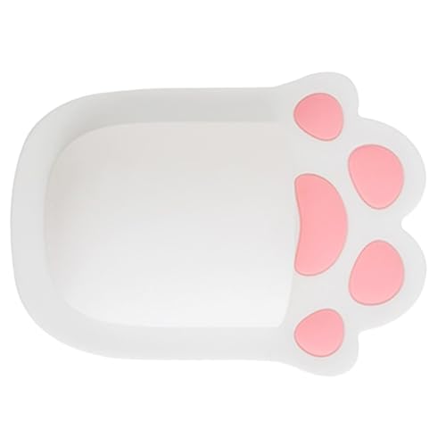 OSALADI Silikon Wandregal ohne Bohren Kleines Cartoon Badregal mit Tierischer Form Weiß Langlebig und Vielseitig für Badezimmer Küche