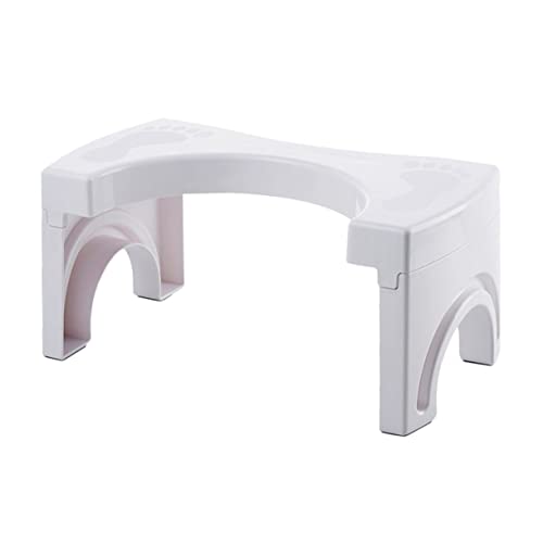 Artibetter Kunststoff fußhocker Toilette Klappbarer Toiletten tritthocker Erwachsene Toilettenhocker Mit Hockhocker Bad