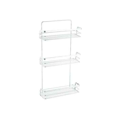 MSV Regal mit 3 Ebenen, verchromt, Riley, Chrom