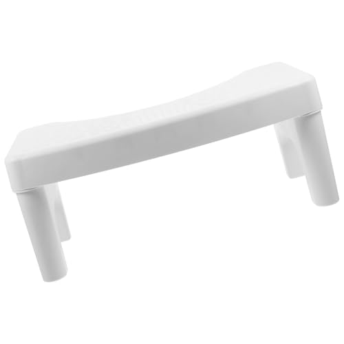 UTHCLO Toilettenhocker Aus Kunststoff Rutschfest Belastbar Mittelgroß Bad Und Badezimmerhocker Als Tritthocker Und Sitzhilfe Für Erwachsene Multifunktional Im Alltag