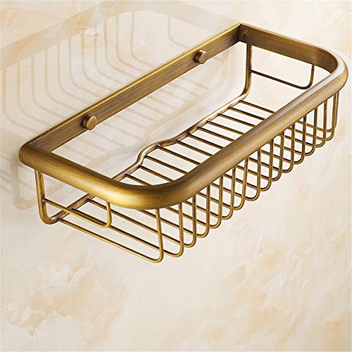 VHVCX Wand Befestigte Antike Messing Accessoires Regale 30 Cm 30 Cm Bathroom Accessories Bathroom Shelf