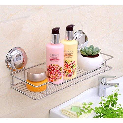 KLZUOPT Exquisite Badezimmerregale Badregale, Duschecke Edelstahl Küche Badezimmer Küche und Badezimmerregal Badezimmer, Weiß