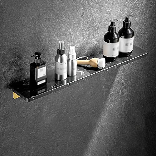 Wandregal Badezimmer Schwarz Marmorregal, Nordisches Badezimmer Wand Toilettenpapierhalter, WC-Handtuch-Regal-Rack, Robe Haken Badezimmerregal Badezimmer Regal (Color : C)