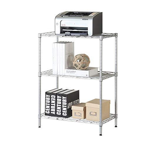 JIAYING Standregale Utility Storage Shelf Rack Stehen Regaleinheiten Metall Küche, for Küche Waschraum Engstellen, Starke Tragfähigkeits