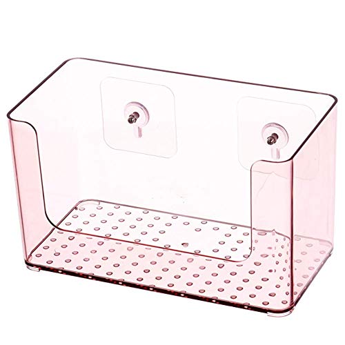 Mr. Bathroom Bad Regal Dusche Veranstalter Wand Punsch Freie Maske Kosmetische Aufbewahrungsbox Multifunktions Transparent Desktop Kunststoff 1 Ebenen (Farbe: Schwarz Grau)