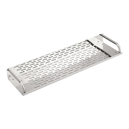 Cabilock Badregal Einreihig Edelstahl Selbstklebend Organizer Kein Bohren 40 Cm Für Badezimmer