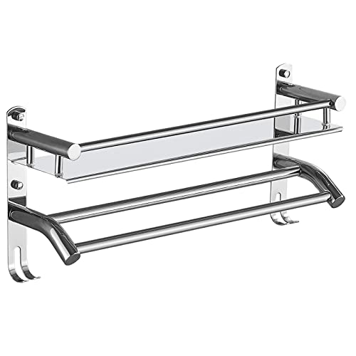 Duschregal Duschablage zum hängen Badregal Ohne Bohren Handtuchhalter aus Edelstahl für Badezimmer