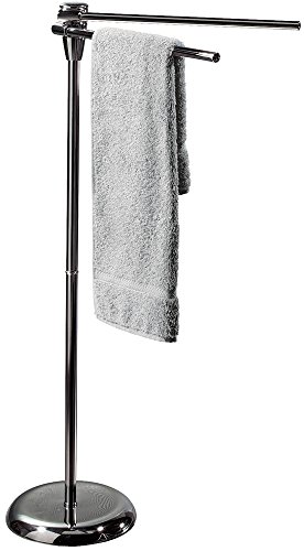 Spirella mit 2 beweglichen Stangen Handtuchhalter in Edelstahl, silber