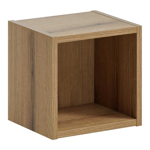 Lomadox Badezimmer Regal 27x25 cm, Eiche