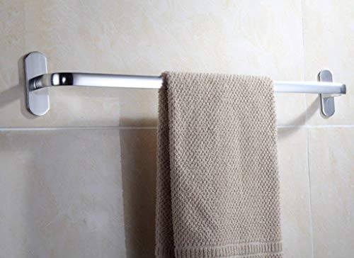 ADSE Bad Regale Hängende Platz Aluminium Kostenlos Bohren Einschichtig Single Shot Bad Toilettenartikel (Größe: 60cm)