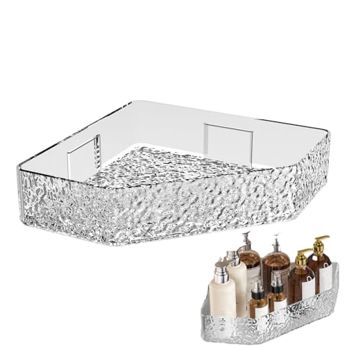 Badregal Wandregal - Stativregal ohne Bohren, robust und kompakt, praktisches Regal für Handtücher, Kosmetik und Toilettenartikel, Eckwaschtisch, Dusche, Gäste-WC, org