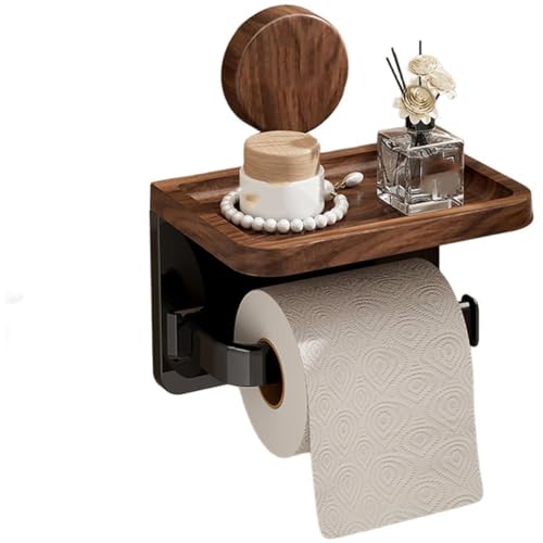 MeevrgR Wandmontiertes Badezimmer-Regal mit Taschentuchhalter, 304 Edelstahl, Waschbecken-Organizer für Shampoo, Seife, Handtücher, 30 x 20 cm A