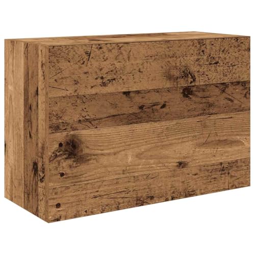 vidaXL Bad Wandschrank Altholz Optik 60x25x40 cm Holzwerkstoff, Hängeschrank,, Wand